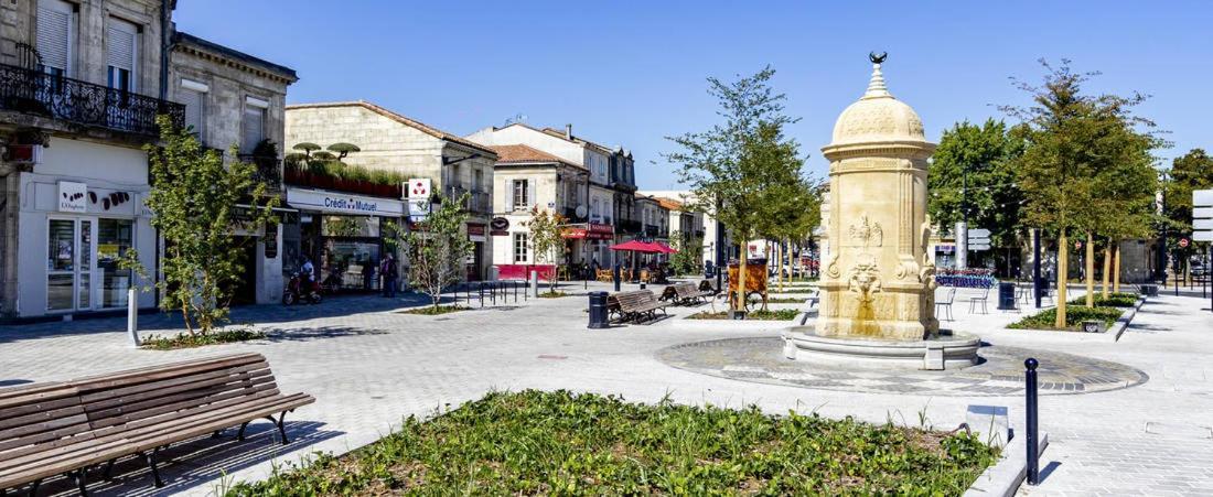 Superbe T3 Duplex Parking Prive Gratuit Sur Place Bordeaux Exterior foto